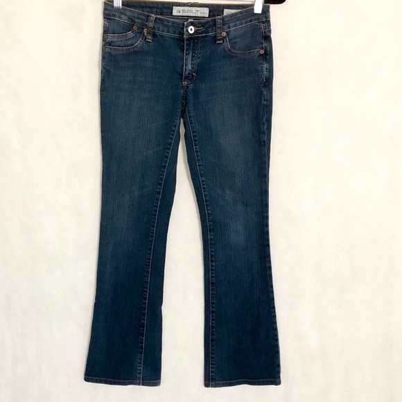 Salt Works Broadway Bootcut Dark Rinse Denim Jeans - Picture 2 of 11